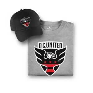 Fanatics Branded D.C. United Black/Gray T-Shirt & Adjustable Hat Combo Set