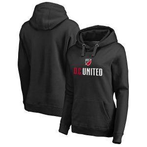D.C. United Women’s Black Shielded Pullover Hoodie
