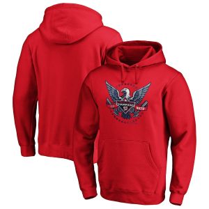 Majestic Washington Nationals Red 2019 World Series Champions Pullover Hoodie