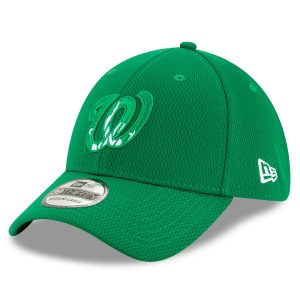 New Era Washington Nationals Kelly Green 2020 St. Patrick’s Day 39THIRTY Flex Hat