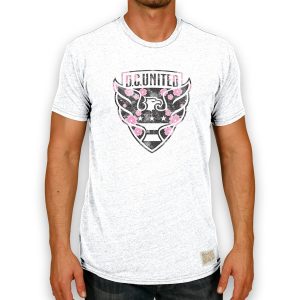 Original Retro Brand D.C. United White Cherry Blossom Tri-Blend T-Shirt
