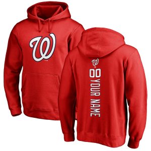 Washington Nationals Personalized Playmaker Pullover Hoodie