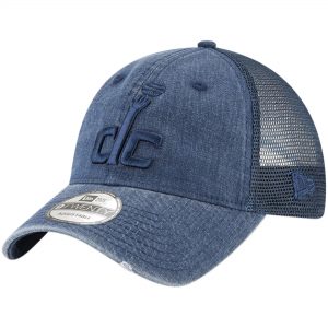 New Era Washington Wizards Blue Tonal Washed Trucker Snapback Hat