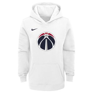 Nike Washington Wizards Youth White 2019/20 City Edition Club Pullover Hoodie